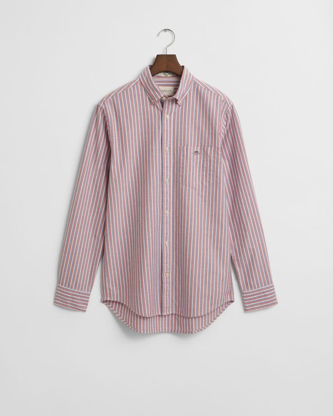 Reg Classic Oxford Stripe Shirt fra Gant