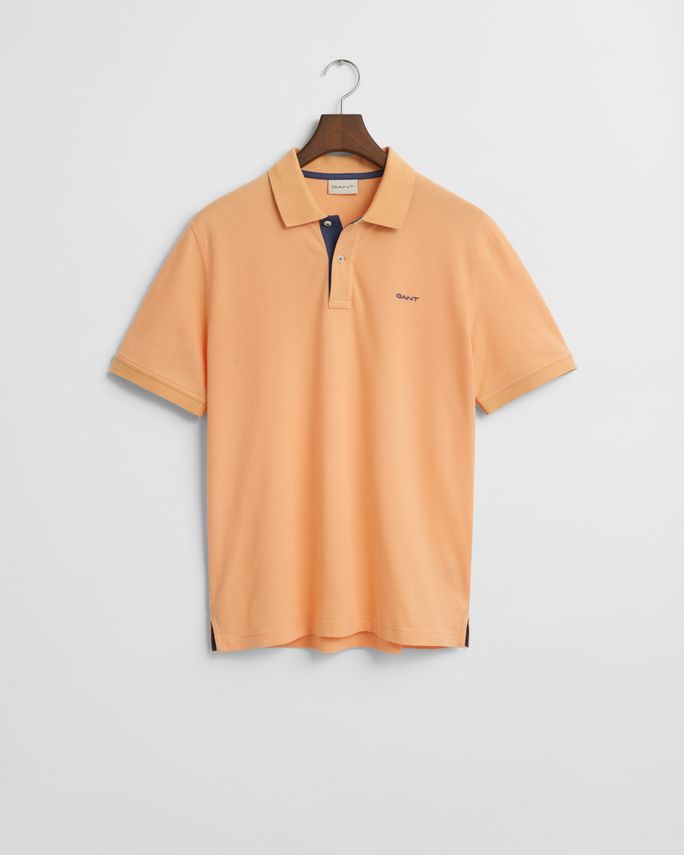 Reg Contrast Pique Ss Polo fra Gant