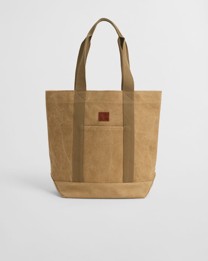Washed Canvas Tote Bag fra Gant