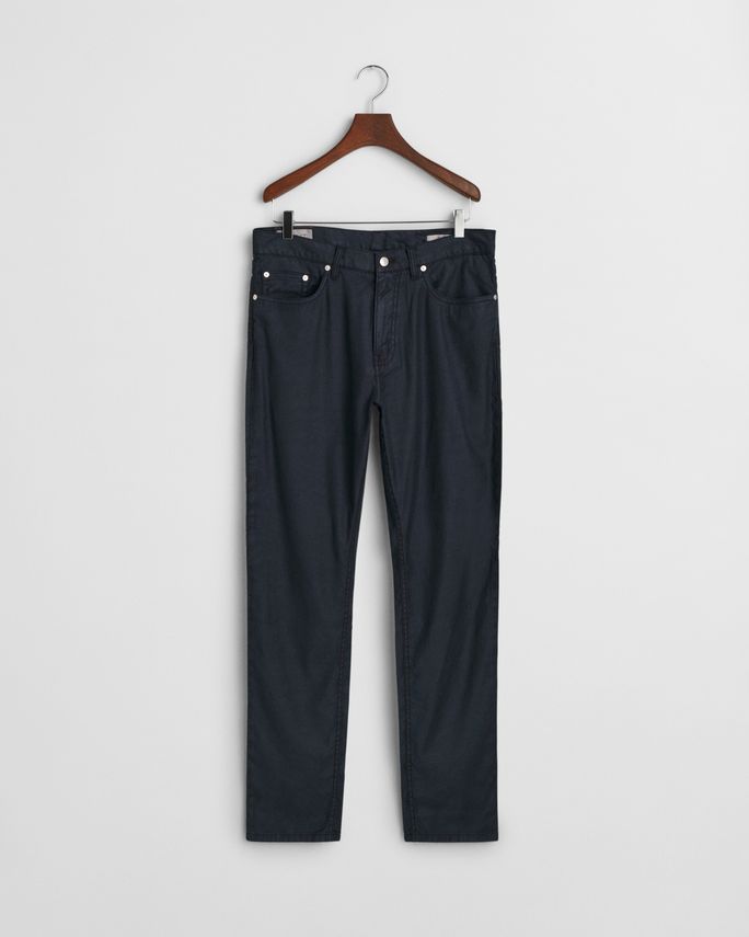 Slim Cot Linen Jeans fra Gant