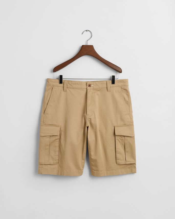 Relaxed Twill Cargo Shorts fra Gant