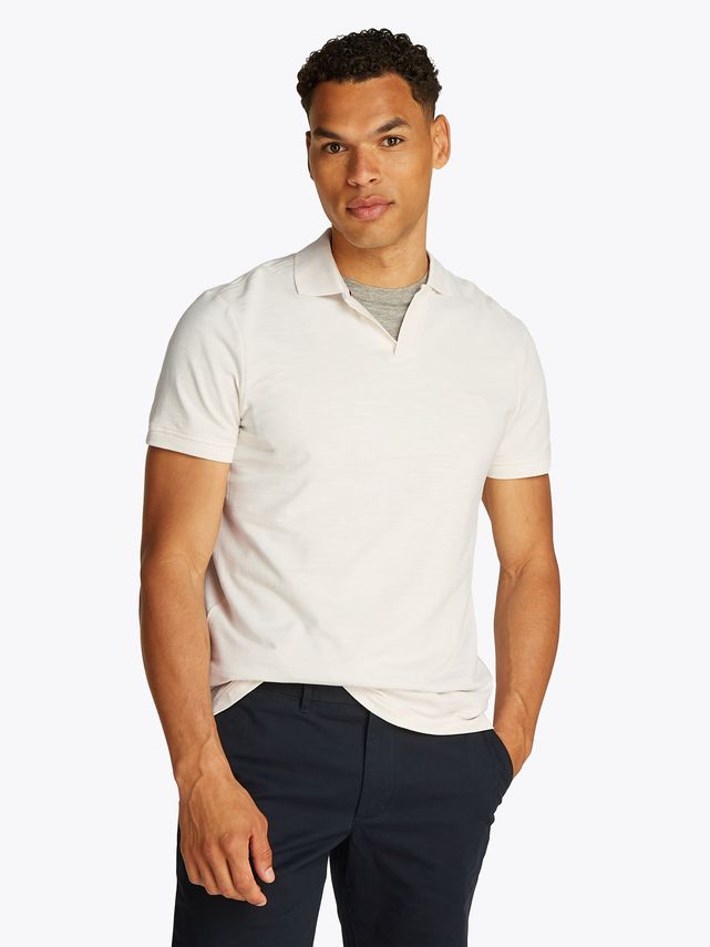 Cotton Linen Terry Reg Polo fra Tommy Hilfiger