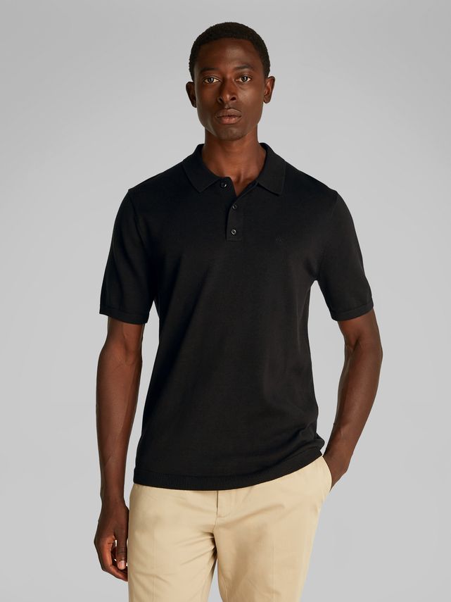 Knitted Supima Cotton Polo S S fra Calvin Klein