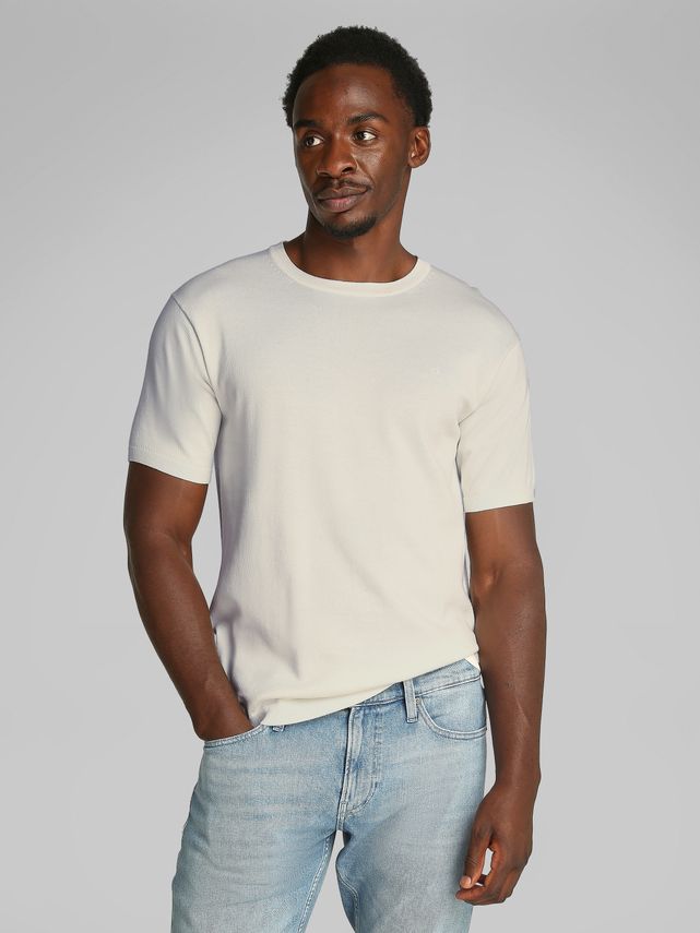 Knitted Supima Cotton T Shirt fra Calvin Klein