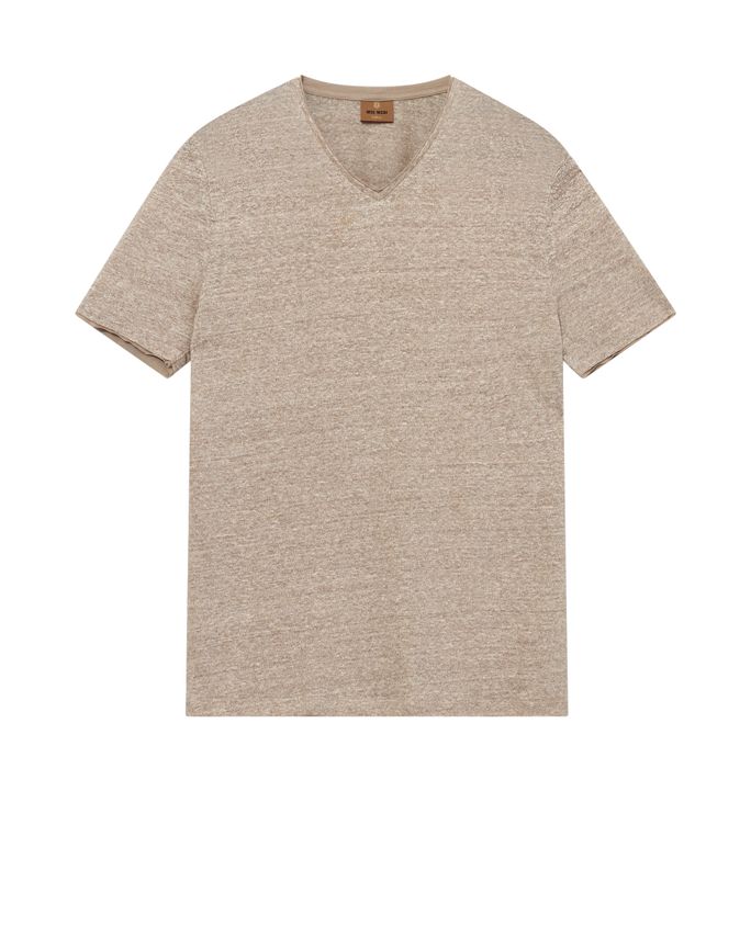 Mmgpenn Linen V Ss Tee fra Mos Mosh