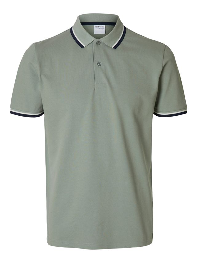Slhslim Atlas Sport Ss Polo fra Selected
