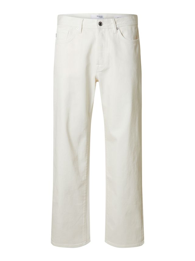 Slh220 Loose Kobe 3502 Egret Jns No fra Selected