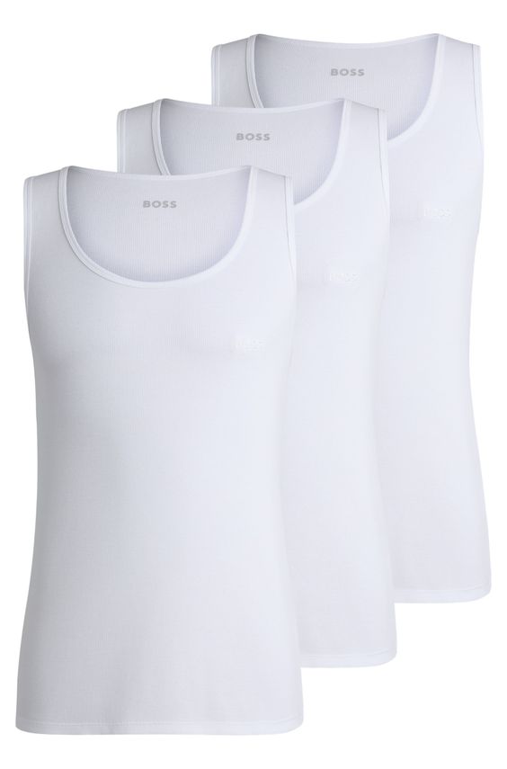 Tanktop3p Ribclassic 10271762 fra Boss Black