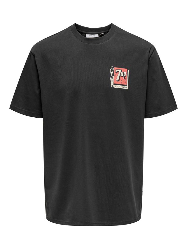 Ons7up Rlx Ss Tee fra Only & Sons