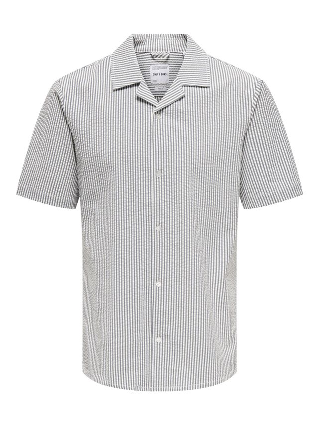 Onslounge Reg Ss Resort Seersucker fra Only & Sons