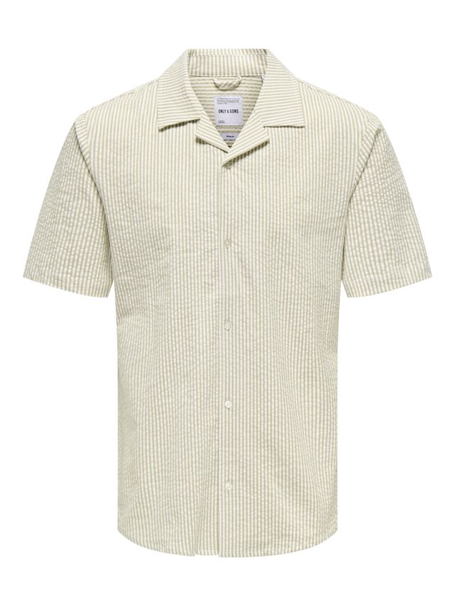 Onslounge Reg Ss Resort Seersucker fra Only & Sons