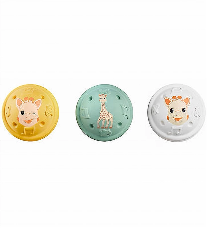 3 Musical Balls     Hearing fra Sophie La Girafe