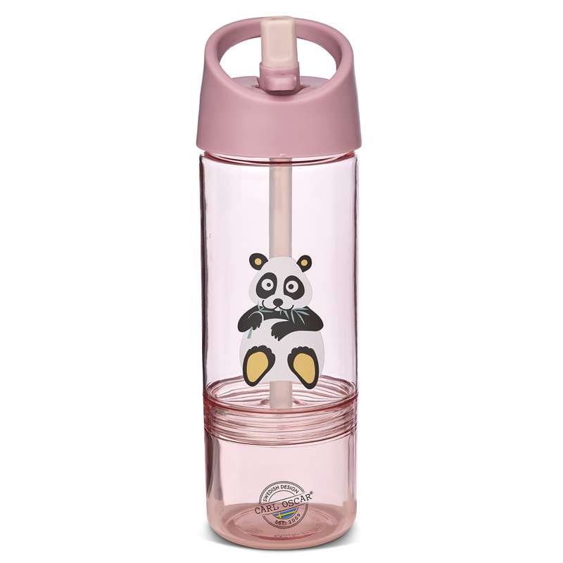 Kids Drikkedunk M. Snackbund   Panda   Rosa fra Carl Oscar