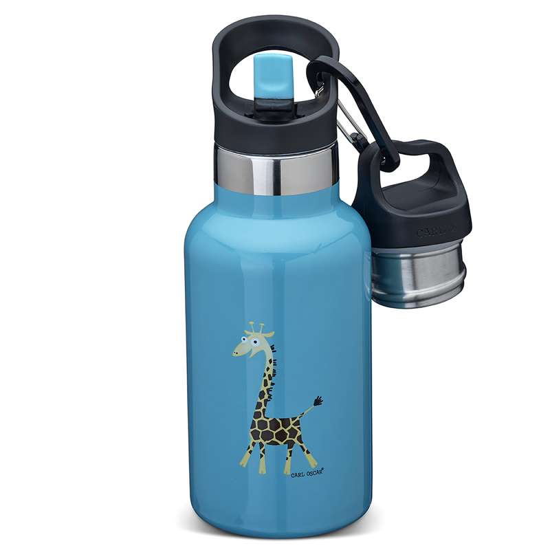 Tempflask Termoflaske   0.35l   Giraf   Turkis fra Carl Oscar