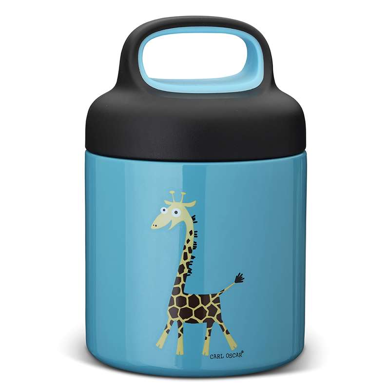 Lunchjar Termobeholder   0.3l   Giraf   Turkis fra Carl Oscar