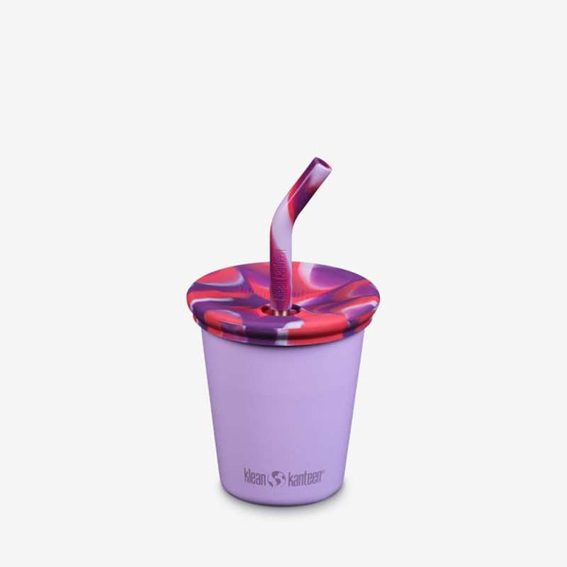 Kid's Cup M. Sippy  Og Sugerørslåg   296ml   Crocus Petal fra Klean Kanteen