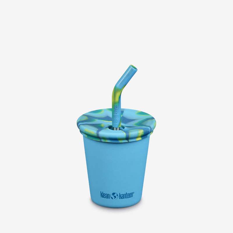 Kid's Cup M. Sippy  Og Sugerørslåg   296ml   Hawaiian Ocean fra Klean Kanteen