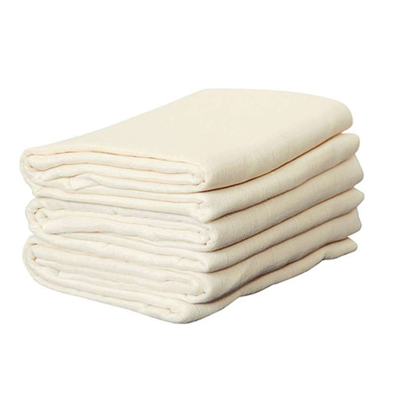 Muslin Stofbleer   10 Stk.   80x80cm.   Natur fra Disana