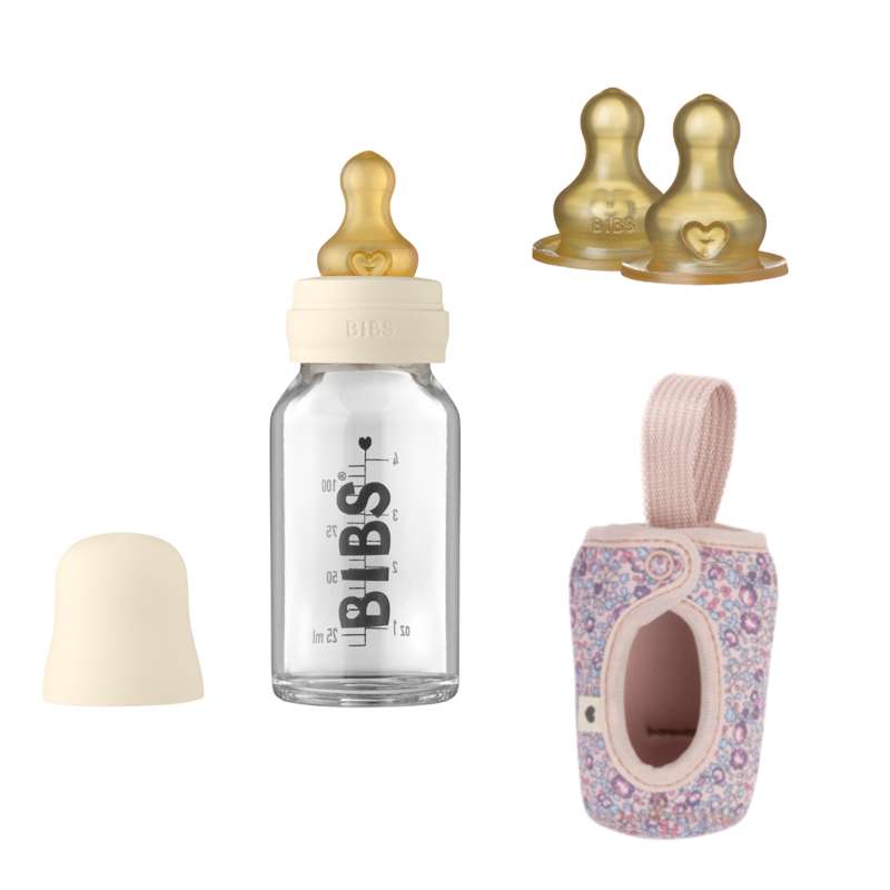 Bottle Bundle   No11   Lille   Ivory Eloise Blush fra Bibs