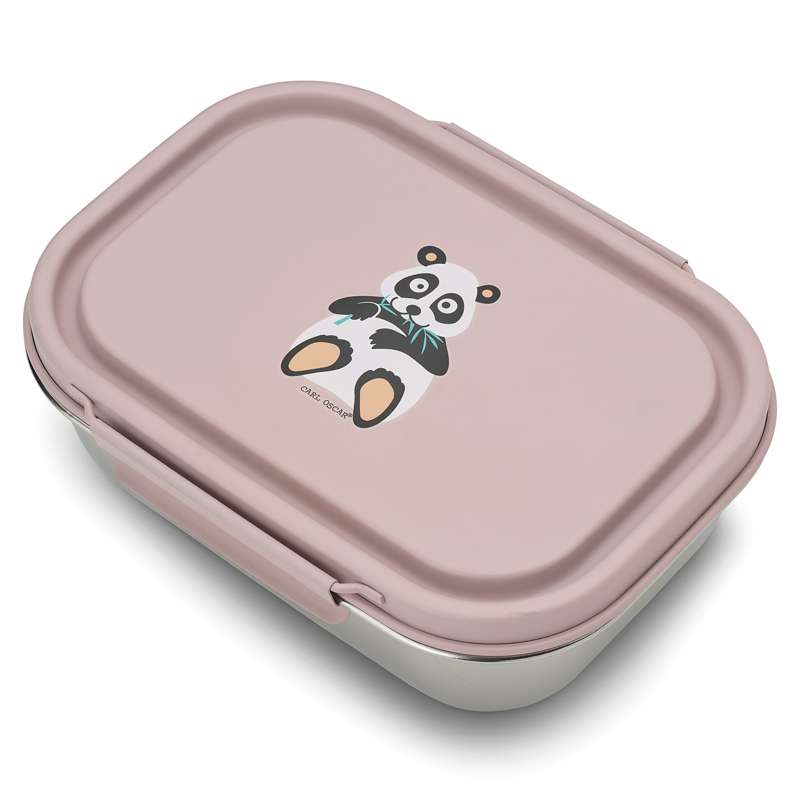 Steelish Lunchbox   Kids   Panda   Rosa fra Carl Oscar