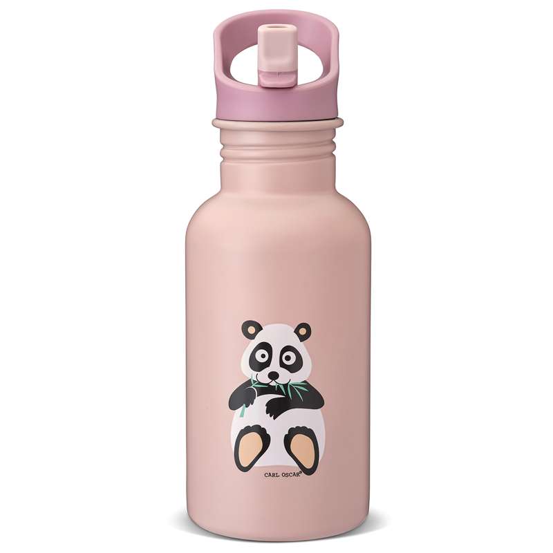 Steelish Flask   Kids   0.5l   Panda   Rosa fra Carl Oscar