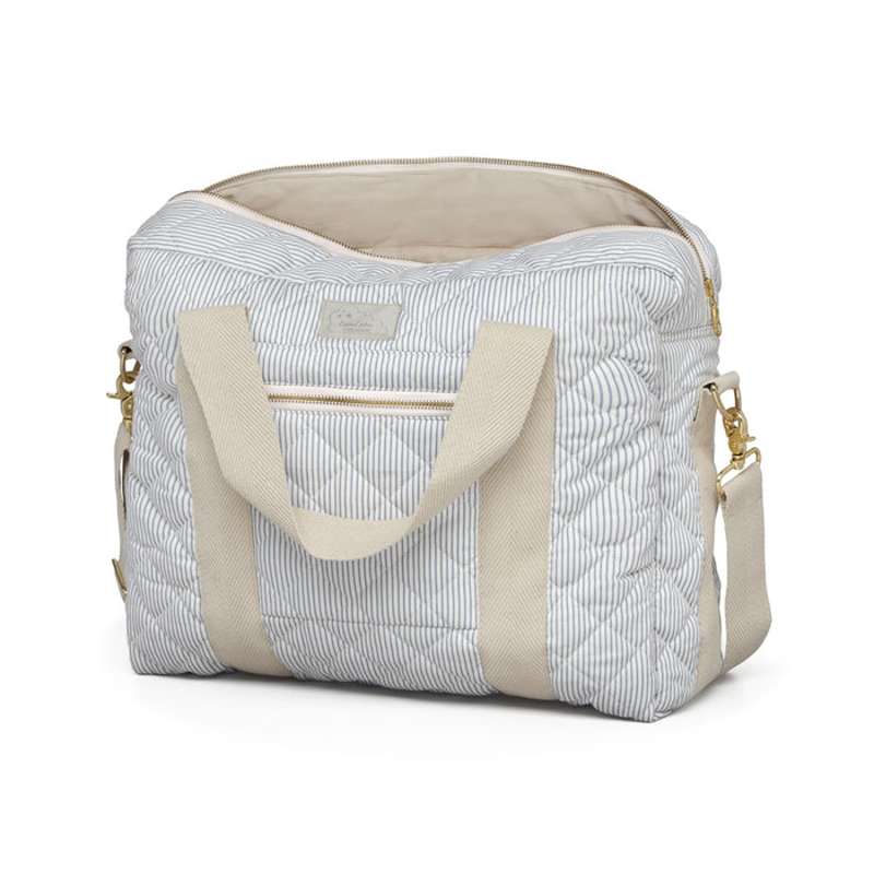 Pusletaske Mellem Ocs Classic Stripes Blue fra Cam Cam Copenhagen