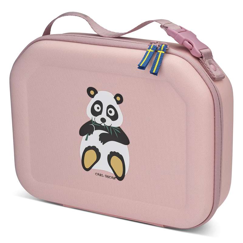 Pack N' Snack Køletaske   Panda   Rosa fra Carl Oscar