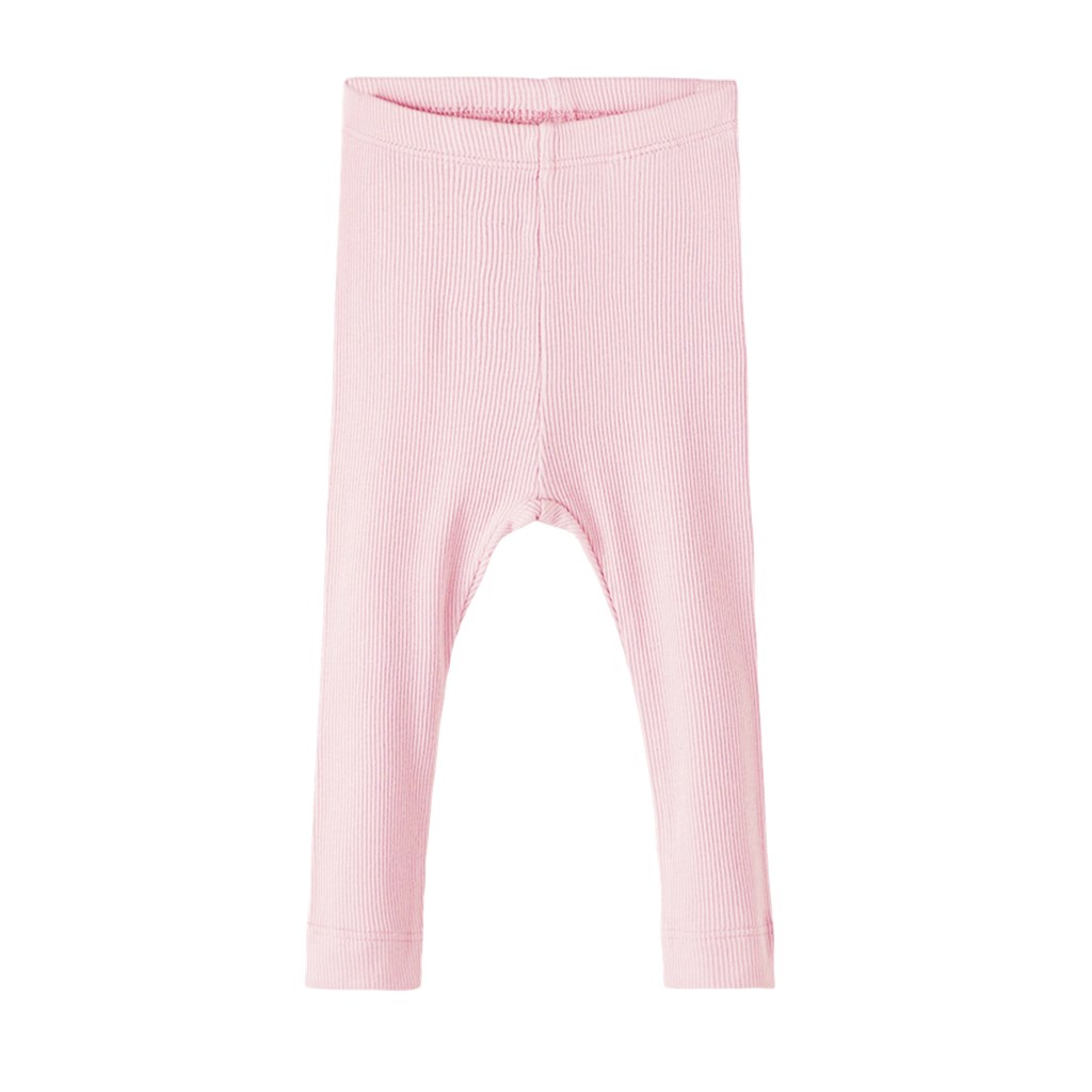 Modal Rib Leggings Kab Parfait Pink fra Name It