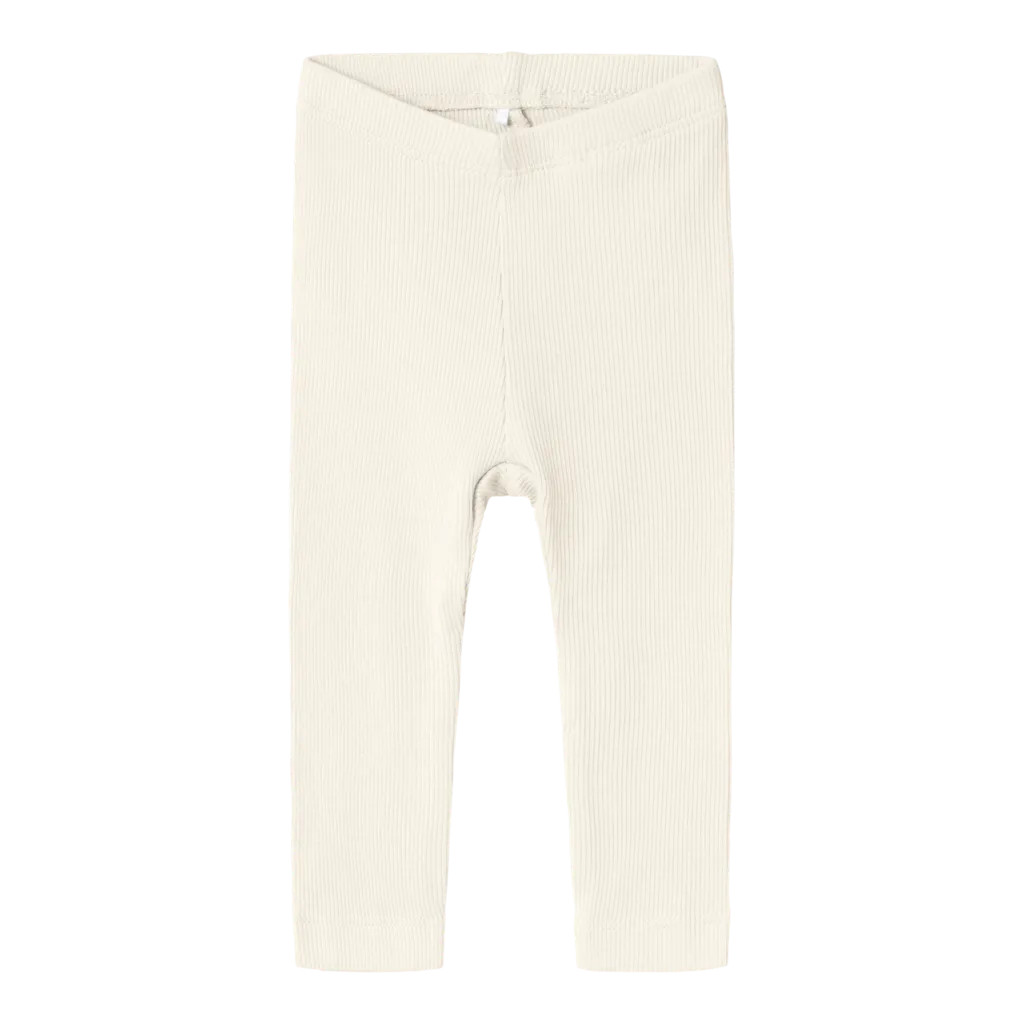 Modal Rib Leggings Kab Summer Sand fra Name It