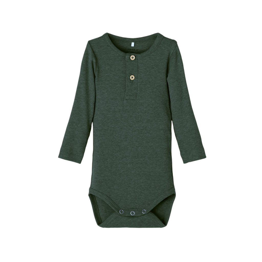 Modal Rib Body Kab Pine Grove Melange fra Name It