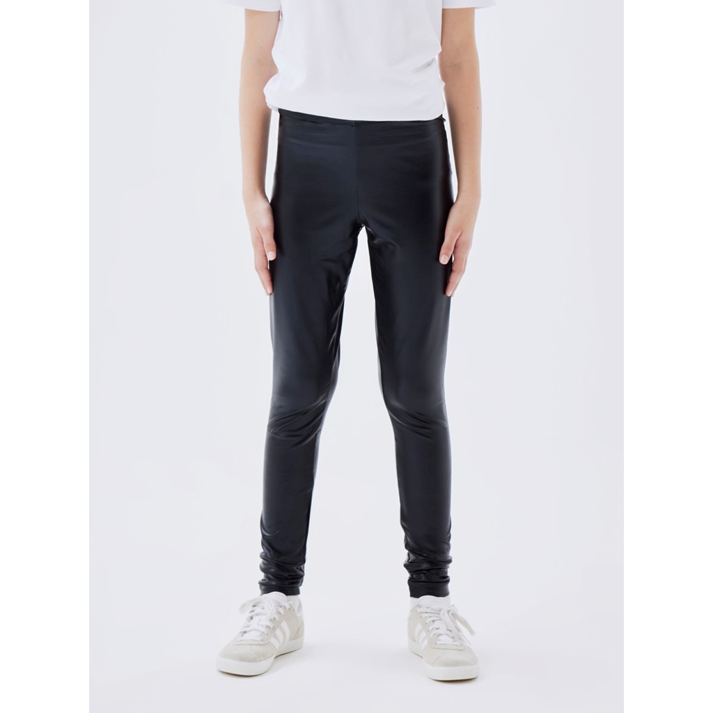 Shiny Leggings Kiva Black fra Name It