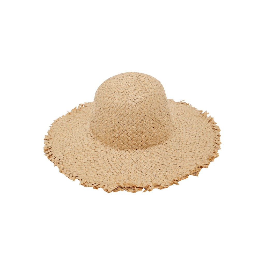 Solhat Fenjo Straw White Pepper fra Lil Atelier