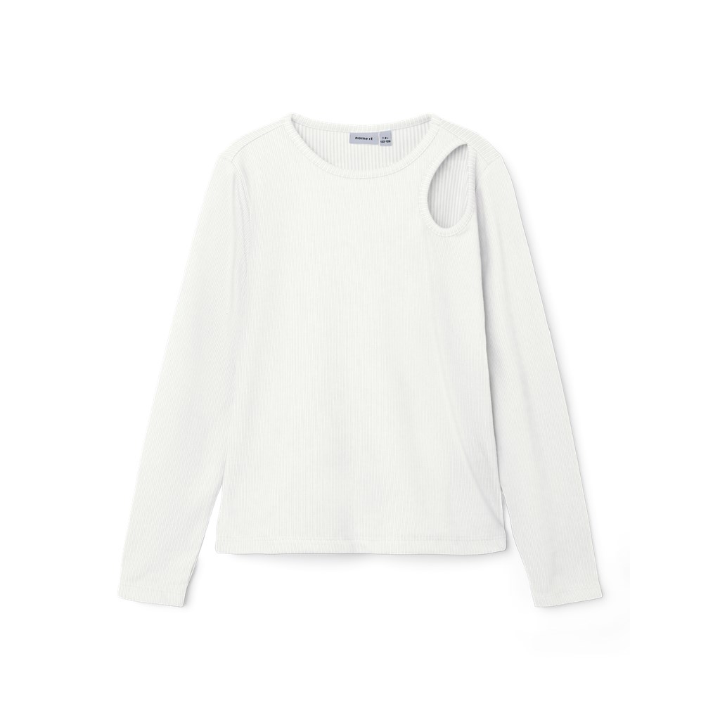 Langærmet Bluse Babille Bright White fra Name It