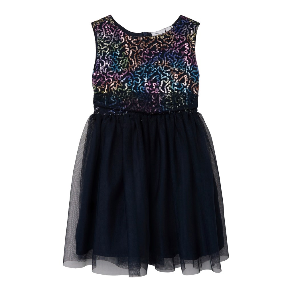 Spencer Glimmer Kjole Nuline Dark Sapphire fra Name It