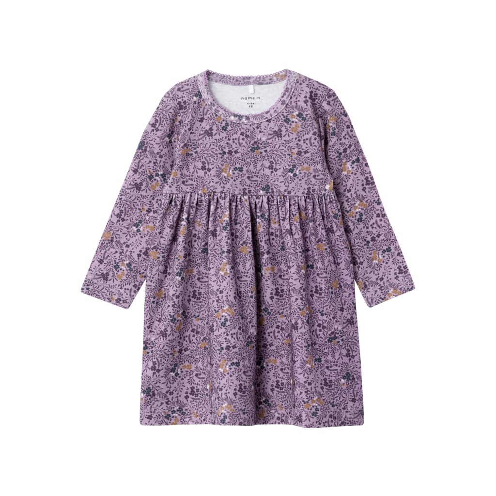 Langærmet Kjole Sobia Lavender Mist fra Name It