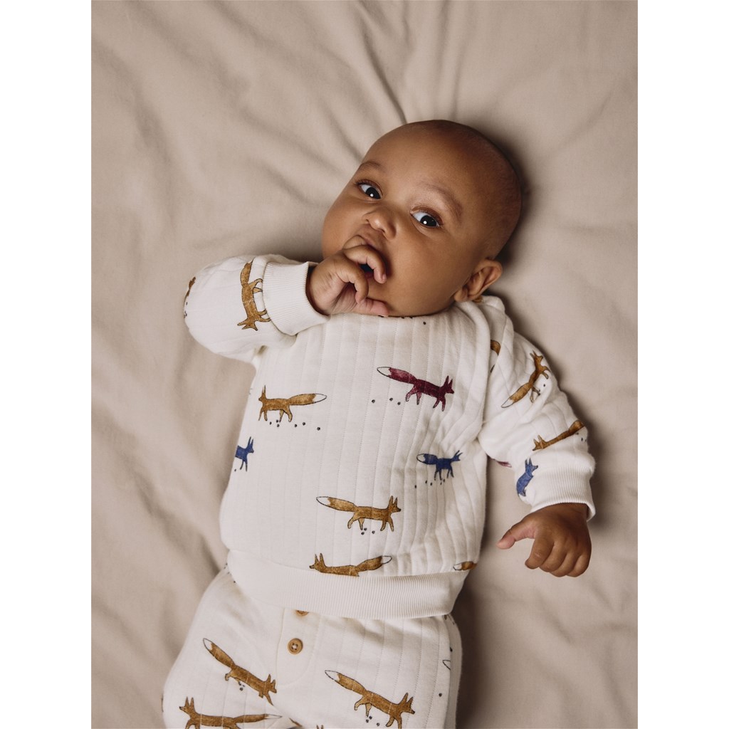 Quiltet Baby Bluse Jet Stream fra Name It