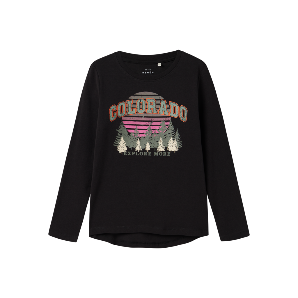 Langærmet Bluse Vix Black Colorado fra Name It