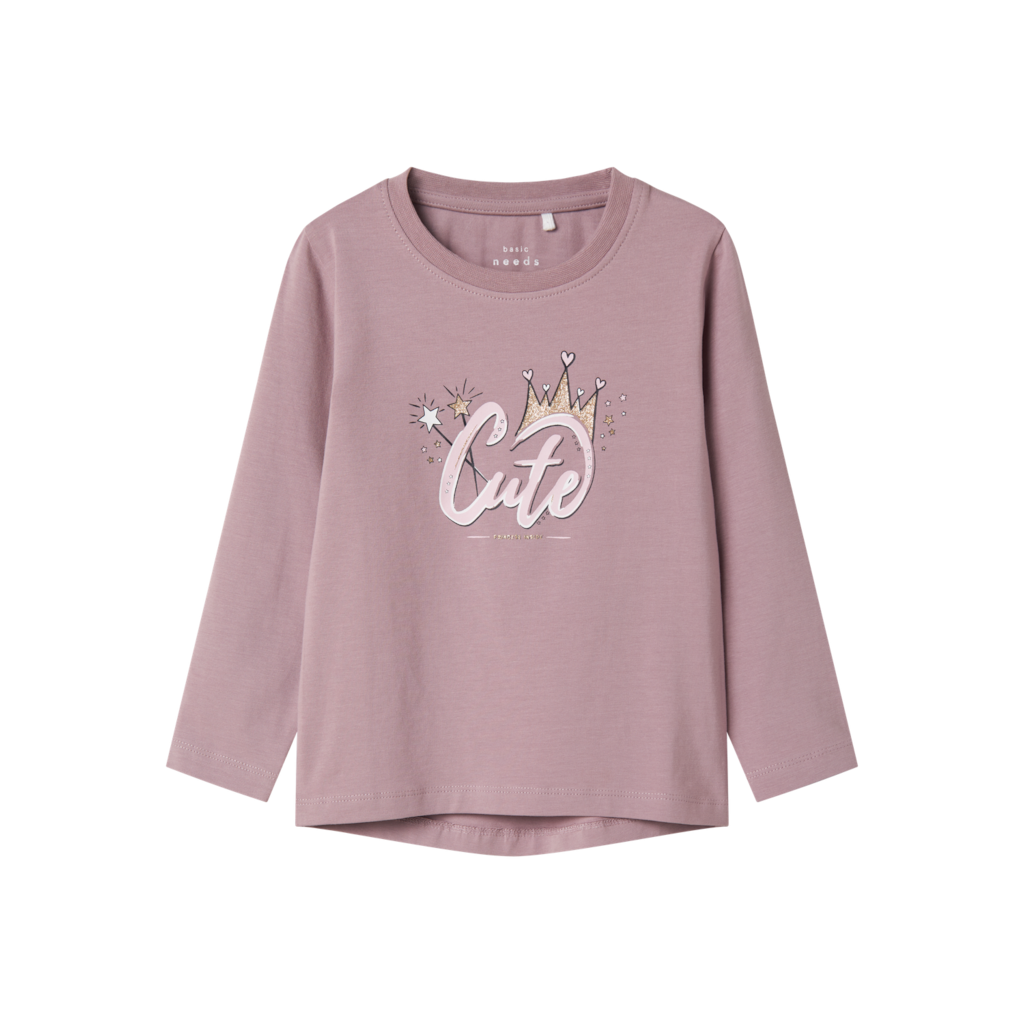 Langærmet Bluse Vix Elderberry fra Name It