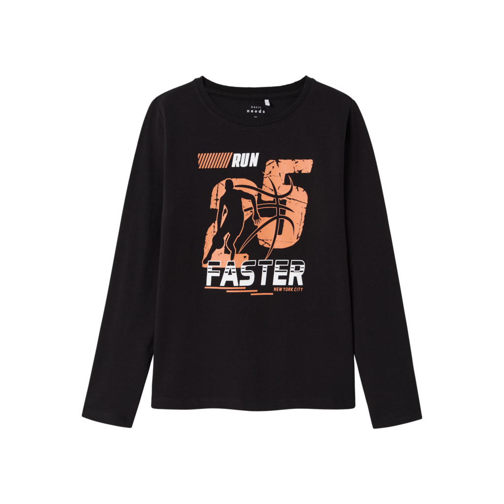 Langærmet Bluse Vux Black fra Name It