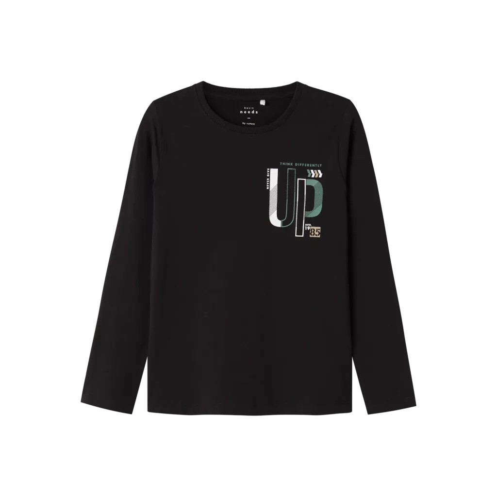 Langærmet Bluse Vux Black fra Name It