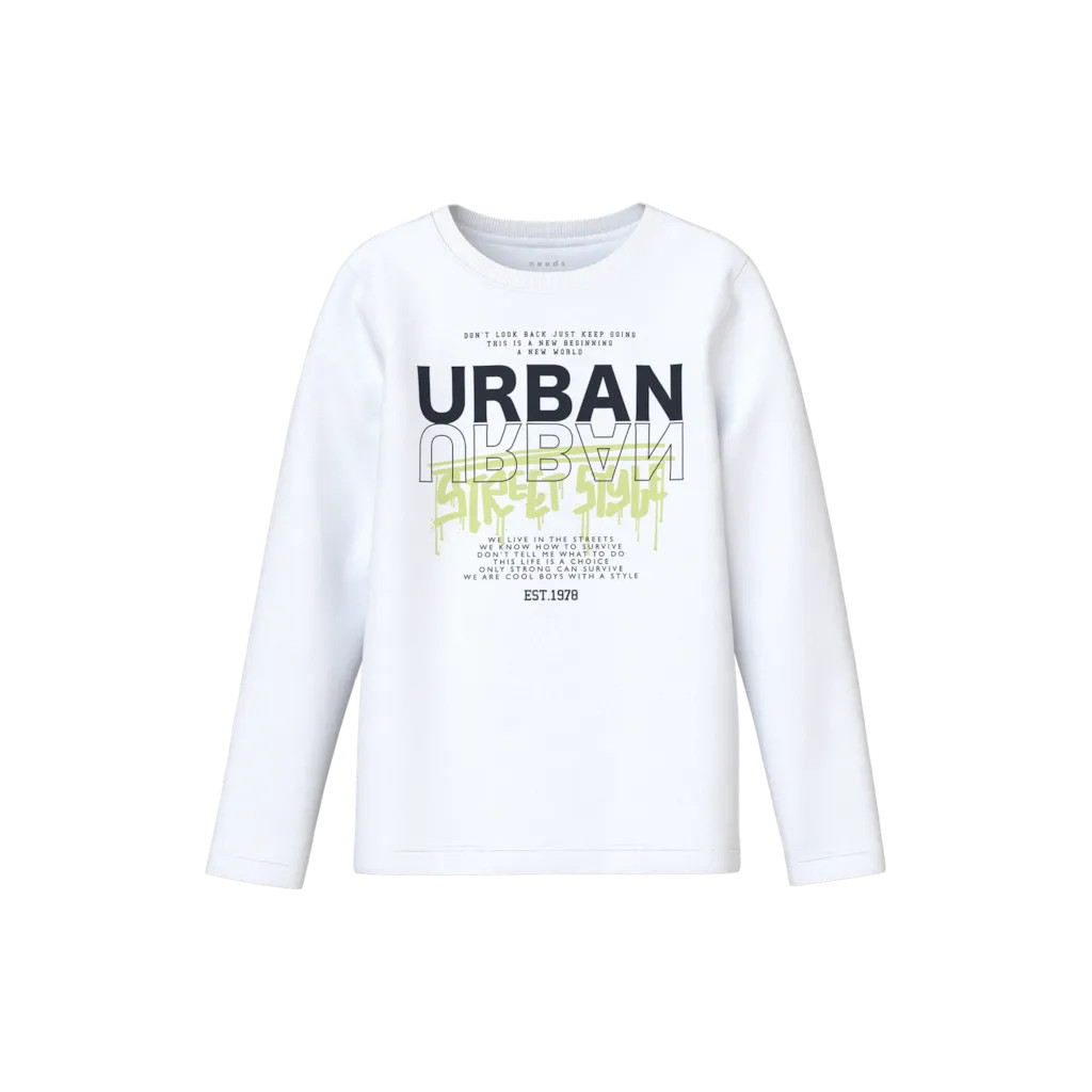 Bluse Vux Bright White Urban fra Name It