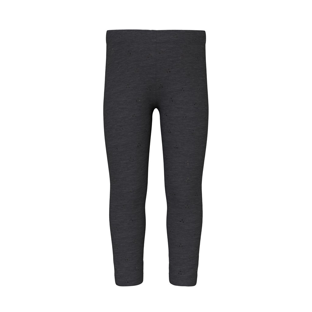 Glitter Leggings Vivian Dark Grey Melange fra Name It