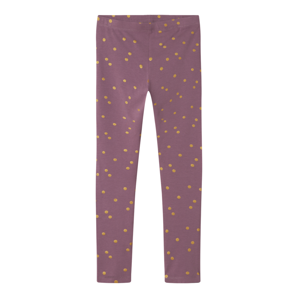 Glitter Leggings Vivian Arctic Dusk Dots fra Name It