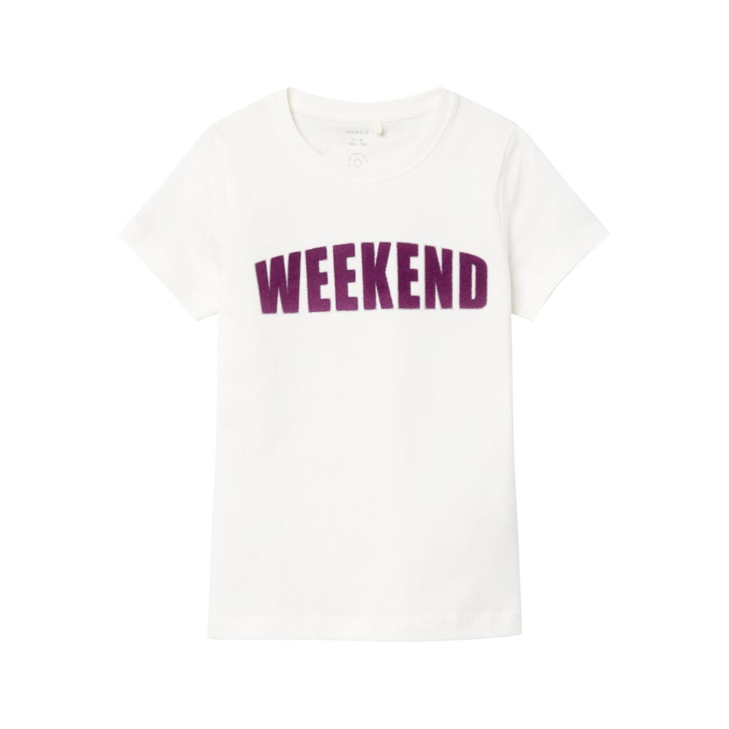 Tekst Printet T Shirt Rekend Jet Stream fra Name It
