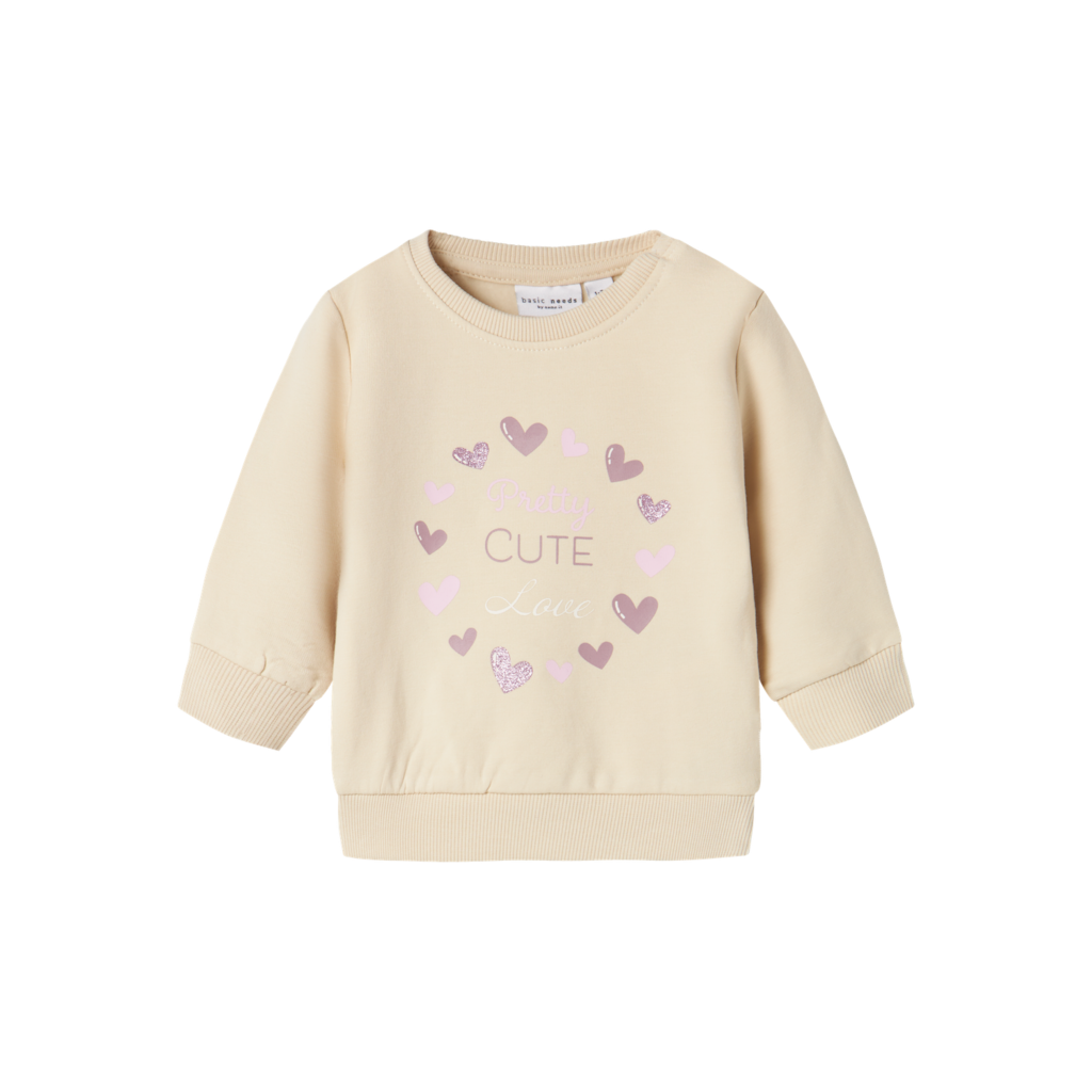 Baby Sweatshirt Vrillie Summer Sand fra Name It