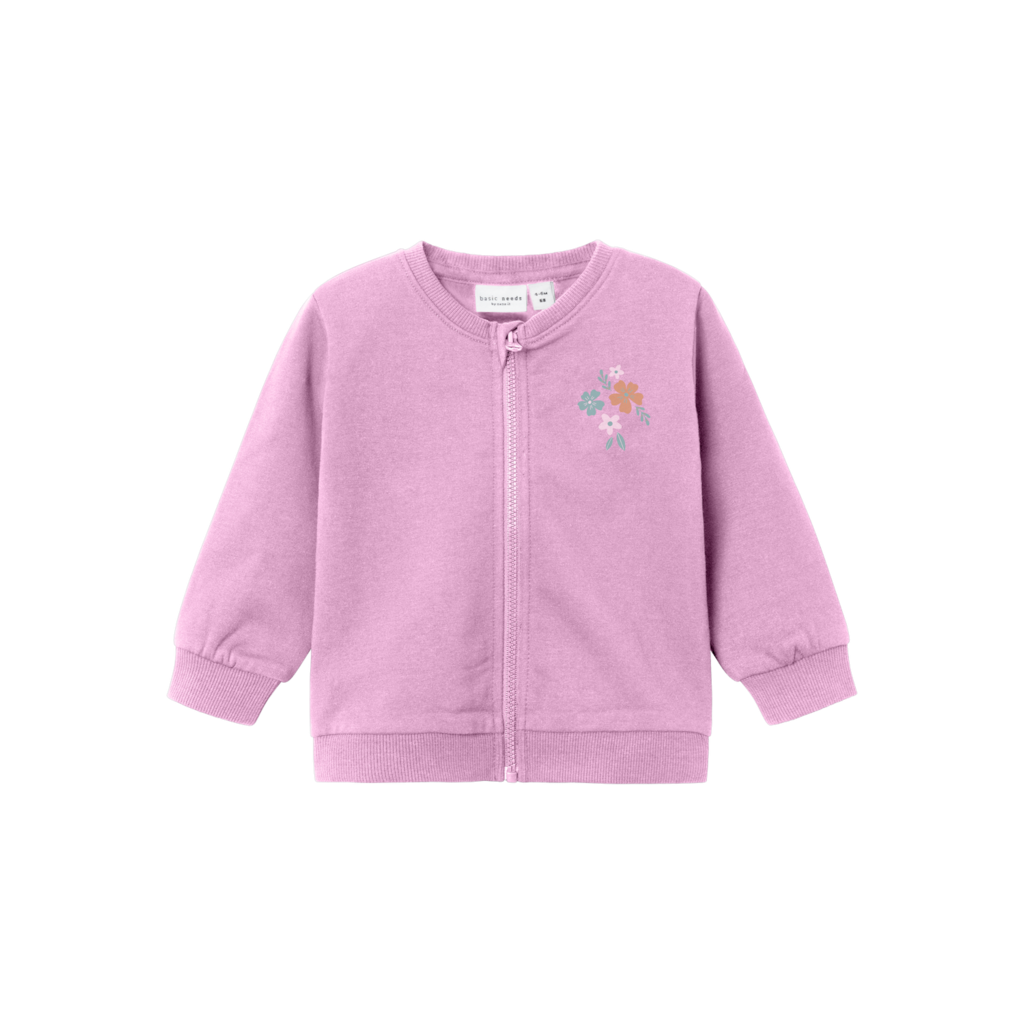 Cardigan Virille Pastel Lavender fra Name It