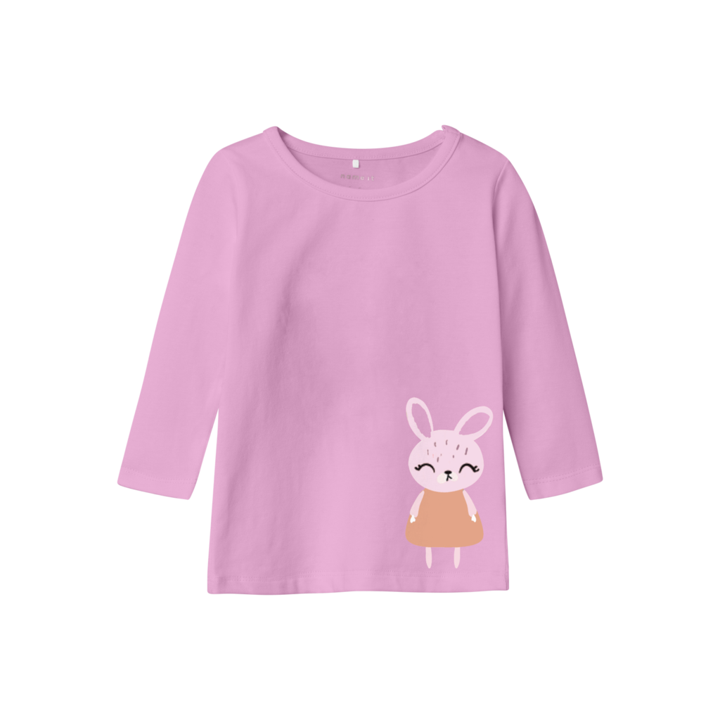 Langærmet Bluse Vubie Pastel Lavender fra Name It