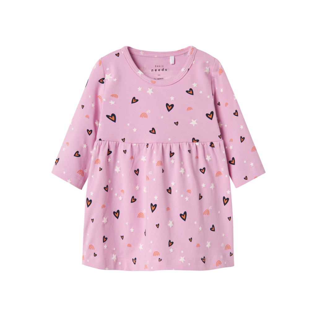 Langærmet Kjole Vandora Pastel Lavender fra Name It