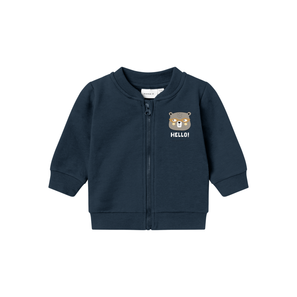Sweat Cardigan Vonne Dark Sapphire fra Name It