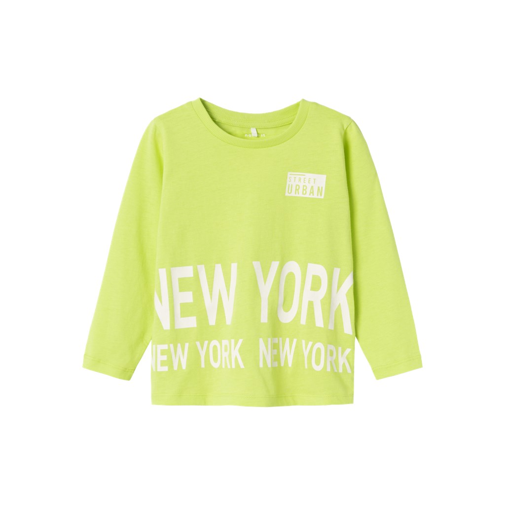 Langærmet Bluse Tenan Wild Lime fra Name It